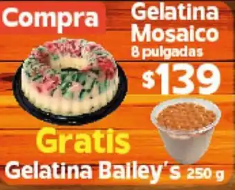 Arteli Gelatina Mosaico 8 Pulgadas / Gelatina Bailey's 250g oferta