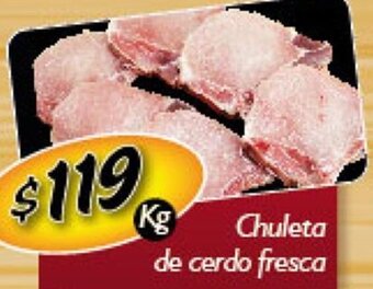 Chuleta de Cerdo Fresca