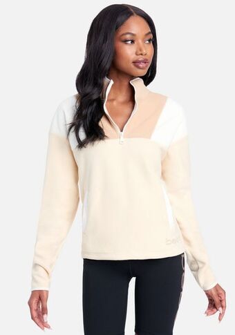 Bebe Bebe logo fleece color block pullover oferta