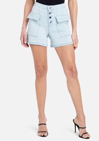 Bebe High waist pocket detail denim shorts oferta