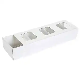 Caja carton/pvc 3 div 10x30x6c