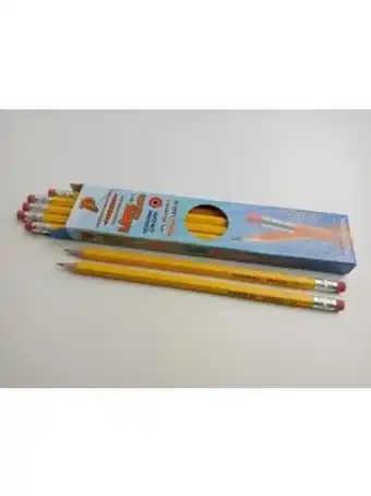 Lapiz de grafito amarillo 10pz