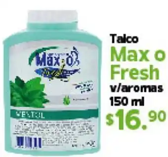 Talco Max o Fresh v/ Aromas 150ml