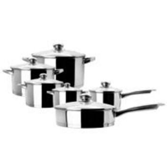 Batería de cocina de acero inoxidable 12 piezas qualité