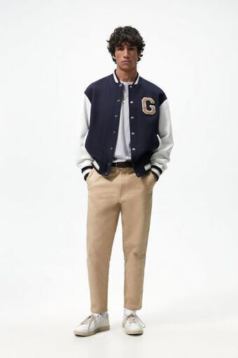 ZARA Cazadora bomber parches oferta