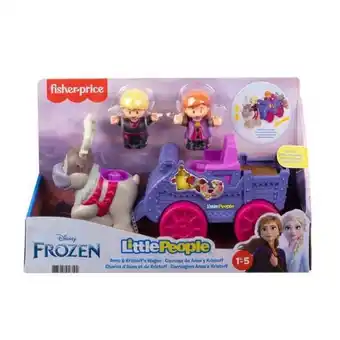 Mattel fisher-price little people disney frozen carruaje de anna y kristoff gwr87