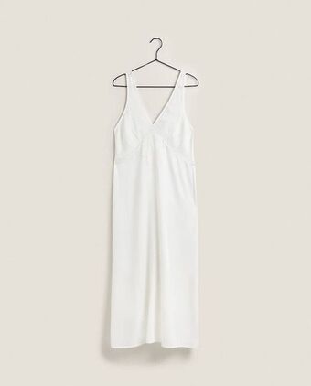 ZARA HOME Camisón satén liso oferta