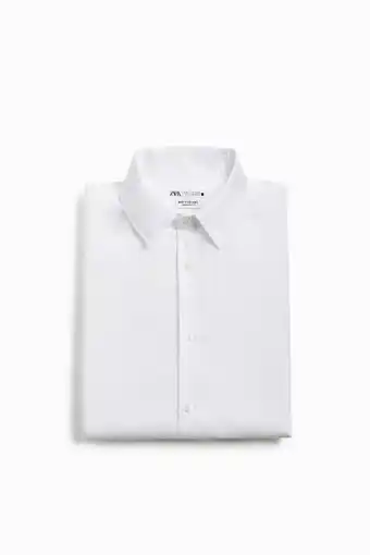 ZARA Camisa popelín elástico oferta