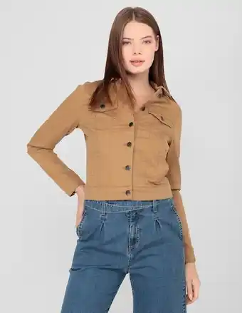 Liverpool Chamarra vero moda de mezclilla con bolsillos para mujer oferta