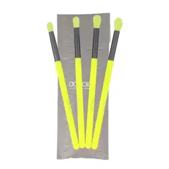 Nuestro Secreto Docolor 4 pieces neon green makeup brush set oferta