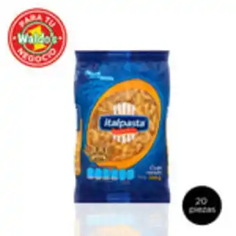 Waldos Mayoreo pasta codo rayado italpasta, 20 paquetes oferta