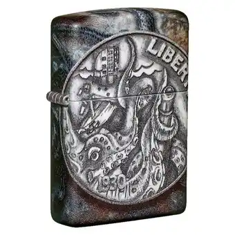 Sanborns Encendedor zippo diseño kraken moneda de pirata oferta