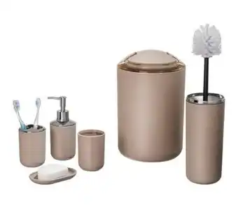 Muebles América Set de baño kuk beige 7 piezas oferta