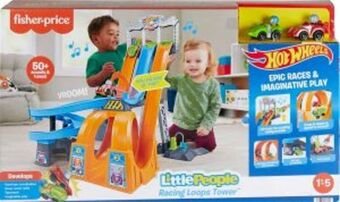 Julio Cepeda Jugueterías Fisher-price little people gran pista de carreras de hot wheels oferta