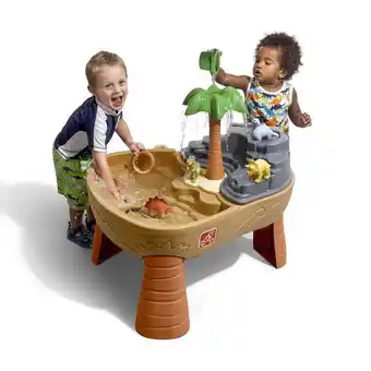 Mesa agua & arena juego con dinosaurios