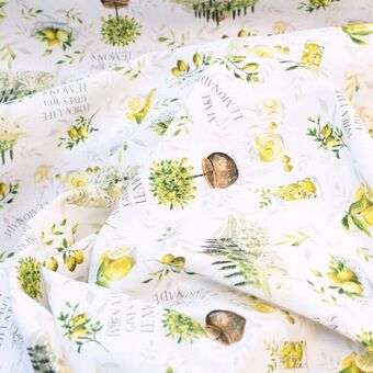 Telas Junco Karma estampado – limonada oferta