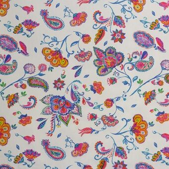 Telas Junco Loneta destiny | flor mandala oferta