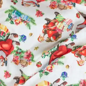 Karma estampado navideño | santa con regalos