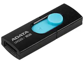 PCEL Unidad flash usb 2.0 adata uv220 de 16 gb. negro/azul oferta