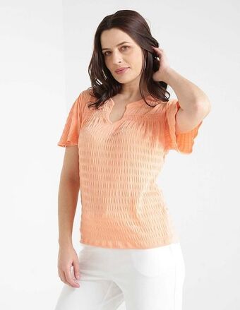 Suburbia Blusa la mode manga corta oferta