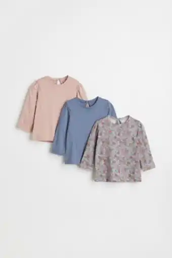 H&M 3-pack de playeras en punto oferta