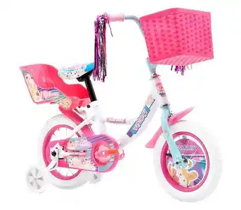 Bicicleta infantil veloci r12 tutti bunny blanco