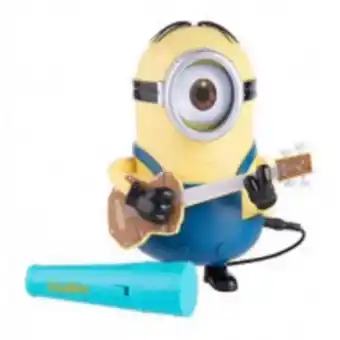 Karaoke portátil minions con guitarra para niños