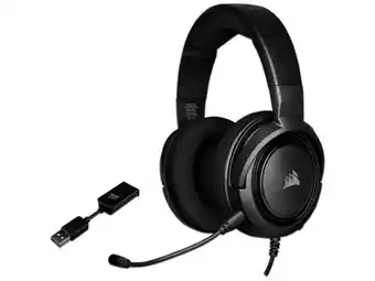 PCEL Audífonos con micrófono corsair hs45 surround, sonido surround 7.1, 3.5 mm oferta