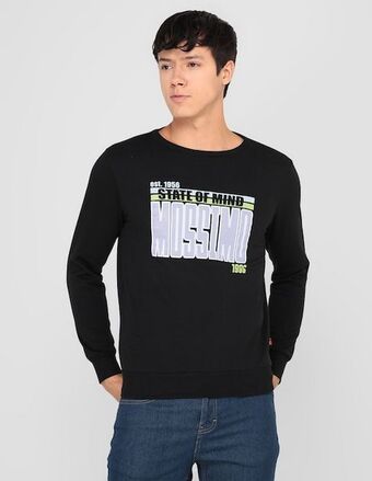 Sudadera mossimo estampado gráfico para hombre