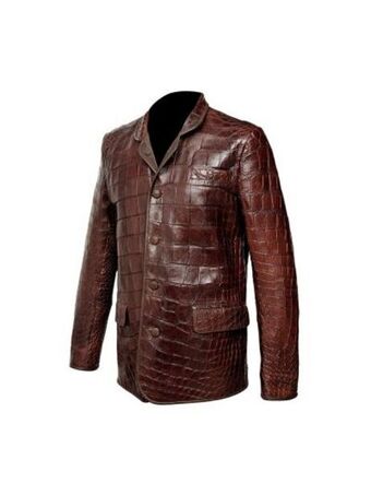 Cuadra Saco full exotic en piel genuina de alligator. oferta