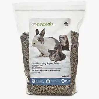 Petco Sophresh sustrato de papel tipo pellet con bicarbonato sin aroma para pequeñas mascotas, 4.5 kg oferta