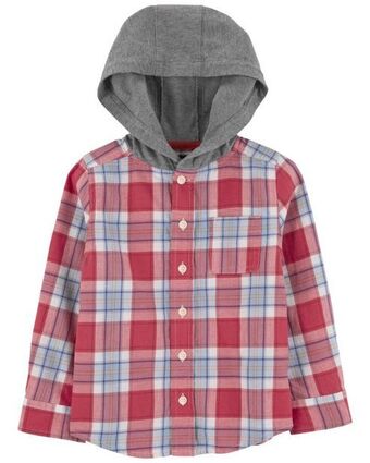 Carter's Camisa con botones delanteros y capucha oshkosh b'gosh oferta