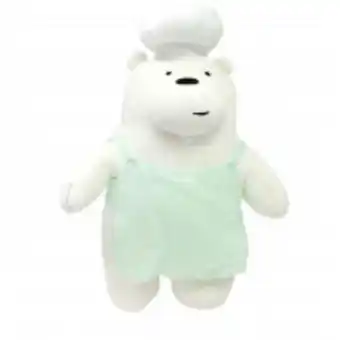 Miniso peluche we bare bears polar chef 30 x 19 cm