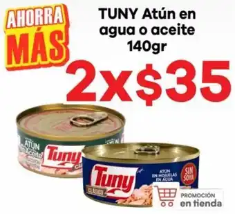 HEB Tuny Atún en Agua o Aceite 2 x 140g oferta