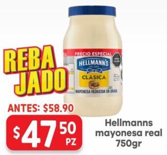Hellmann's Mayonesa Real 750g