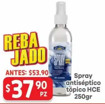 HEB Spray Antiséptico Tópico HCE 250g oferta