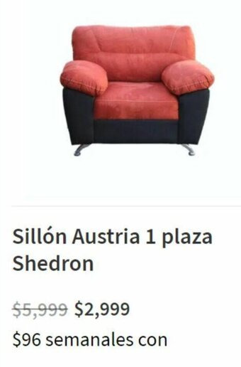 Sillón Austria 1 Plaza Shedron