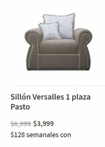 Elektra Sillón Versalles 1 Plaza Pasto oferta