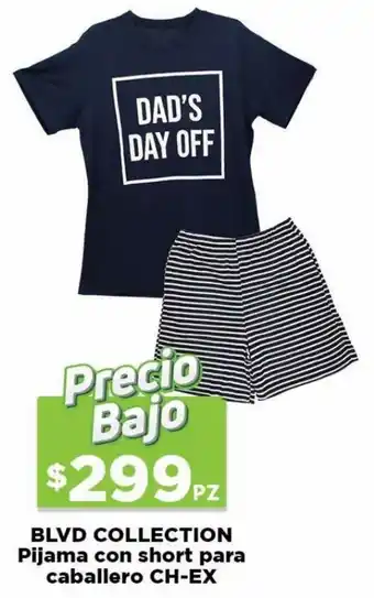 BLVD Collection Pijama con Short para Caballero CH-EX