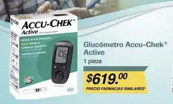 Farmacias Similares Glucómetro Accu-Chek Active oferta
