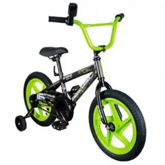 Bicicleta para niño mercurio snake 16p 1v 2020 gris - verde 300888