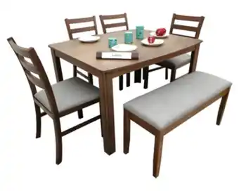 Antecomedor viarello 4 sillas 1 banca