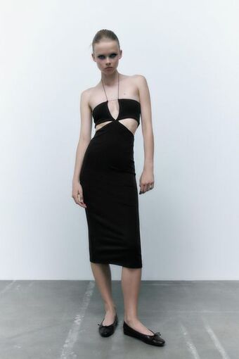 ZARA Vestido cut out oferta