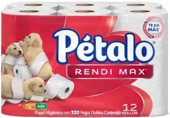 HEB Petalo papel higienico rendimax 325 hd 12 pz oferta