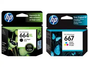 PCEL Combo de 2 cartuchos de tinta hp 667 xl negra y 667 tricolor para hp deskjet ink advantage. oferta