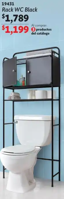19431 Rack WC Black