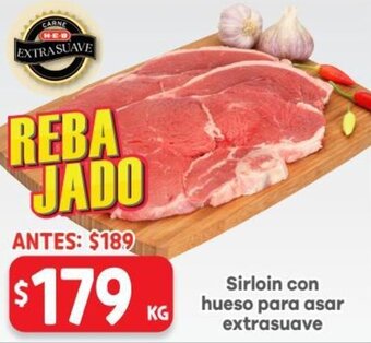 Sirloin con Hueso para Asar Extrasuave