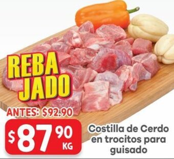 HEB Costilla de Cerdo en Trocitos para Guisado oferta