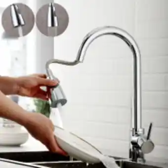 Grifo monomando fregadero llave mezcladora tarja cocina flex