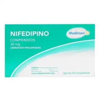 Sam's Club Nifedipino 30 mg con 30 comprimidos oferta